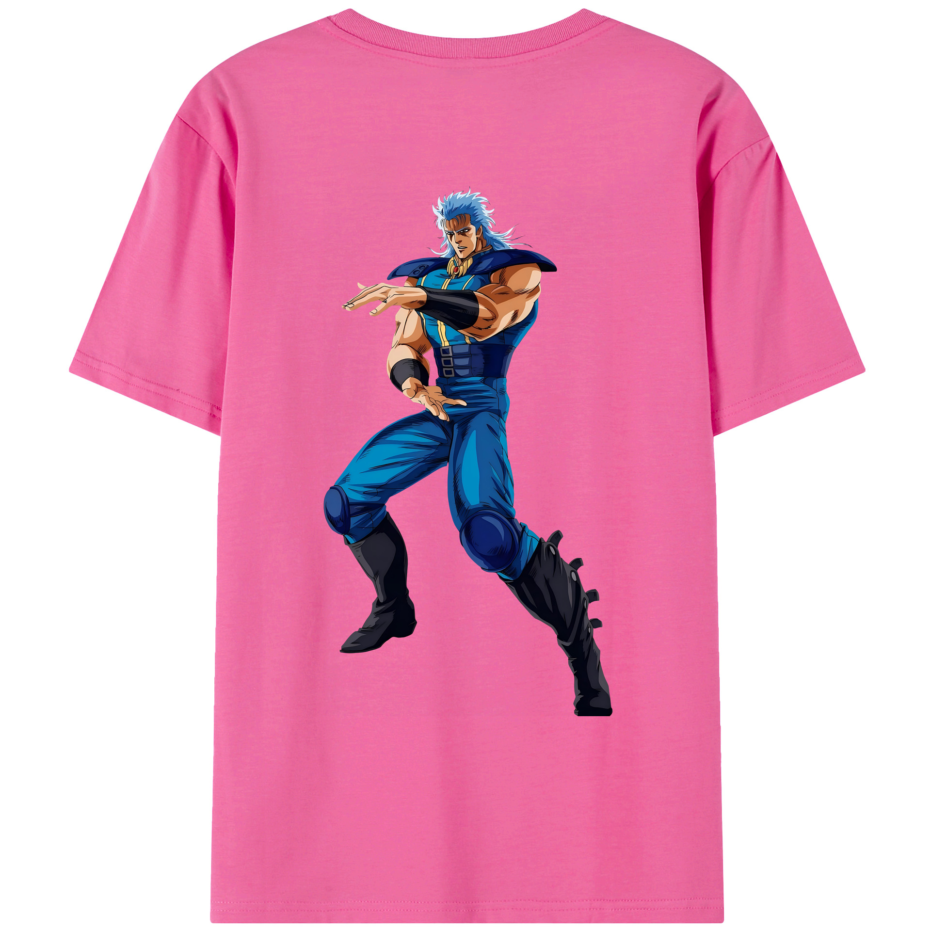 （画像用） 北斗の拳 Fist of the North Star レディース半袖Tシャツ(バックプリント)